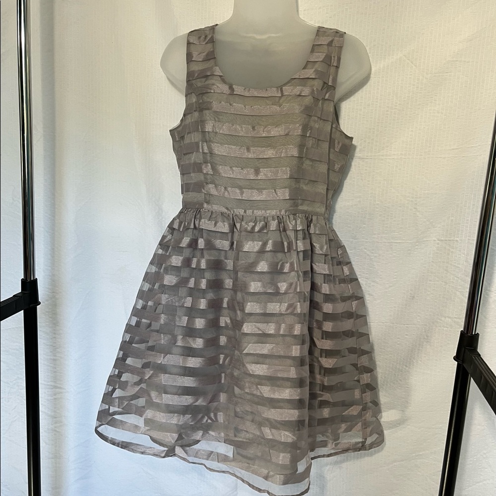 🩰Silver A-line Sunday Church Dress